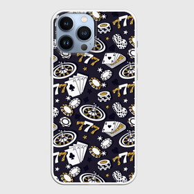 Чехол для iPhone 13 Pro Max с принтом Казино в городе Новоалтайск,  |  | Тематика изображения на принте: 777 | r | буны | графика | звезды | золото | игра | игральные | иллюстрация | казино | картинка | карты | коллаж | колоды | крести | кубики | масть | мерцание | мода | орнамент | пики | покер | рисунок