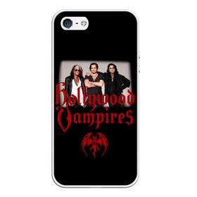 Чехол для iPhone 5/5S матовый с принтом Hollywood Vampires в городе Новоалтайск, Силикон | Область печати: задняя сторона чехла, без боковых панелей | Тематика изображения на принте: 2019 | 2020 | aerosmith | альтернатива | голливудские вампиры | группа | дафф маккаган | джо перри | джонни депп | кантри | лого | металл | музыка | панк | поклонники | рок | тур в россии | фото | хард рок