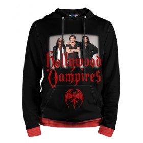 Мужская толстовка 3D с принтом Hollywood Vampires в городе Новоалтайск, 100% полиэстер | двухслойный капюшон со шнурком для регулировки, мягкие манжеты на рукавах и по низу толстовки, спереди карман-кенгуру с мягким внутренним слоем. | 2019 | 2020 | aerosmith | альтернатива | голливудские вампиры | группа | дафф маккаган | джо перри | джонни депп | кантри | лого | металл | музыка | панк | поклонники | рок | тур в россии | фото | хард рок