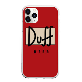 Чехол для iPhone 11 Pro Max матовый с принтом Duff в городе Новоалтайск, Силикон |  | beer | duff | duff beer | simpsons | симпсоны