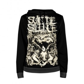 Женская толстовка 3D с принтом Suicide Silence в городе Новоалтайск, 100% полиэстер  | двухслойный капюшон со шнурком для регулировки, мягкие манжеты на рукавах и по низу толстовки, спереди карман-кенгуру с мягким внутренним слоем. | metal | suicide silence | грув метал | группы | дэткор | метал | музыка | ню метал | рок