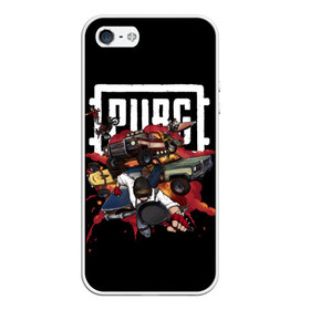 Чехол для iPhone 5/5S матовый с принтом PUBG fan art в городе Новоалтайск, Силикон | Область печати: задняя сторона чехла, без боковых панелей | asia | battle | chicken | dinner | epic | lucky | map miramar | pro | royale | winner | битва | пабг | пубг | стрим | топ лут