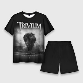 Мужской костюм с шортами 3D с принтом Trivium в городе Новоалтайск,  |  | trivium | грув метал | группы | метал | музыка | рок | тривиум | трэш метал | хеви метал