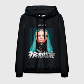 Мужская толстовка 3D с принтом Billie Eilish в городе Новоалтайск, 100% полиэстер | двухслойный капюшон со шнурком для регулировки, мягкие манжеты на рукавах и по низу толстовки, спереди карман-кенгуру с мягким внутренним слоем. | ailish | billi | billie eilish | bury a friend | copycat | crown | dont smile at me | lovely | murakami | music | my boy | party favor | pop | айлишь | били | билли айлиш | музыка | певица | поп