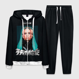 Мужской костюм 3D с принтом Billie Eilish в городе Новоалтайск, 100% полиэстер | Манжеты и пояс оформлены тканевой резинкой, двухслойный капюшон со шнурком для регулировки, карманы спереди | ailish | billi | billie eilish | bury a friend | copycat | crown | dont smile at me | lovely | murakami | music | my boy | party favor | pop | айлишь | били | билли айлиш | музыка | певица | поп