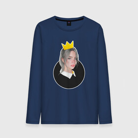 Мужской лонгслив хлопок с принтом Billie Eilish в городе Новоалтайск, 100% хлопок |  | ailish | billi | billie eilish | bury a friend | copycat | crown | dont smile at me | lovely | music | my boy | party favor | pop | били | билли айлиш | музыка | певица | поп | эйлиш