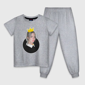 Детская пижама хлопок с принтом Billie Eilish в городе Новоалтайск, 100% хлопок |  брюки и футболка прямого кроя, без карманов, на брюках мягкая резинка на поясе и по низу штанин
 | ailish | billi | billie eilish | bury a friend | copycat | crown | dont smile at me | lovely | music | my boy | party favor | pop | били | билли айлиш | музыка | певица | поп | эйлиш