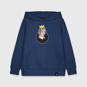 Детская толстовка хлопок с принтом Billie Eilish в городе Новоалтайск, 100% хлопок | Круглый горловой вырез, эластичные манжеты, пояс, капюшен | ailish | billi | billie eilish | bury a friend | copycat | crown | dont smile at me | lovely | music | my boy | party favor | pop | били | билли айлиш | музыка | певица | поп | эйлиш