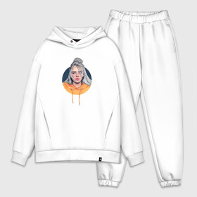 Мужской костюм хлопок OVERSIZE с принтом Billie Eilish в городе Новоалтайск,  |  | music | pop | айлиш | билли | музыка