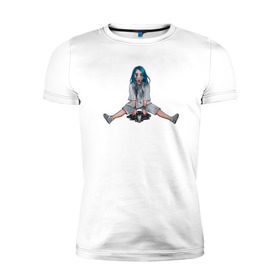 Мужская футболка хлопок Slim с принтом Billie Eilish в городе Новоалтайск, 92% хлопок, 8% лайкра | приталенный силуэт, круглый вырез ворота, длина до линии бедра, короткий рукав | ailish | billi | billie eilish | bury a friend | copycat | crown | dont smile at me | lovely | music | my boy | party favor | pop | били | билли айлиш | музыка | певица | поп | эйлиш