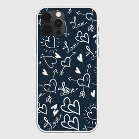 Чехол для iPhone 12 Pro Max с принтом Любовь в городе Новоалтайск, Силикон |  | love | любовь | отношения | сердечко | стрела