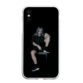 Чехол для iPhone XS Max матовый с принтом Billie Eilish в городе Новоалтайск, Силикон | Область печати: задняя сторона чехла, без боковых панелей | ailish | billi | billie eilish | bury a friend | copycat | crown | dont smile at me | lovely | music | my boy | party favor | pop | били | билли айлиш | музыка | певица | поп | эйлиш