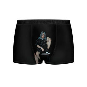Мужские трусы 3D с принтом Billie Eilish в городе Новоалтайск, 50% хлопок, 50% полиэстер | классическая посадка, на поясе мягкая тканевая резинка | Тематика изображения на принте: ailish | billi | billie eilish | bury a friend | copycat | crown | dont smile at me | lovely | music | my boy | party favor | pop | били | билли айлиш | музыка | певица | поп | эйлиш