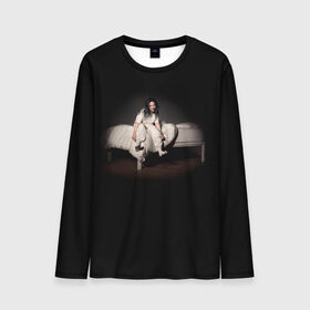 Мужской лонгслив 3D с принтом Billie Eilish в городе Новоалтайск, 100% полиэстер | длинные рукава, круглый вырез горловины, полуприлегающий силуэт | ailish | billi | billie eilish | bury a friend | copycat | crown | dont smile at me | lovely | music | my boy | party favor | pop | били | билли айлиш | музыка | певица | поп | эйлиш