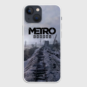 Чехол для iPhone 13 mini с принтом Metro Exodus в городе Новоалтайск,  |  | 2035 | exodus | metro | metro exodus | metro: exodus | stalker | stalker 2 | survival horror | арт | артём | исход | метро | метро исход | метро:исход | припять | сталкер