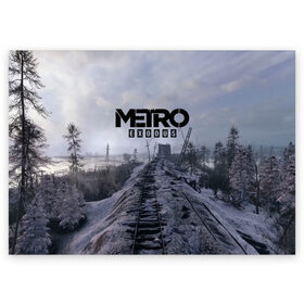 Поздравительная открытка с принтом Metro Exodus в городе Новоалтайск, 100% бумага | плотность бумаги 280 г/м2, матовая, на обратной стороне линовка и место для марки
 | 2035 | exodus | metro | metro exodus | metro: exodus | stalker | stalker 2 | survival horror | арт | артём | исход | метро | метро исход | метро:исход | припять | сталкер