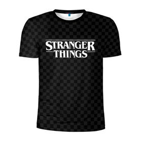 Мужская футболка 3D спортивная с принтом STRANGER THINGS в городе Новоалтайск, 100% полиэстер с улучшенными характеристиками | приталенный силуэт, круглая горловина, широкие плечи, сужается к линии бедра | 11 | checkerboard | eggo | eleven | netflix | stranger | things | бобби | браун | дела | крайне | милли | обратная | одинадцать | одиннадцать | очень | события | сторона | странные | стренджер | темная