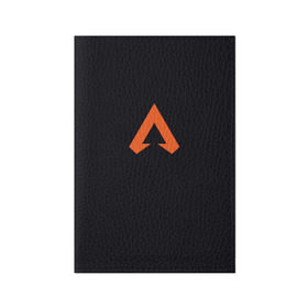Обложка для паспорта матовая кожа с принтом apex legends в городе Новоалтайск, натуральная матовая кожа | размер 19,3 х 13,7 см; прозрачные пластиковые крепления | Тематика изображения на принте: apex legends | games | logo | логотип | онлайн игра