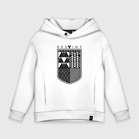 Детское худи Oversize хлопок с принтом DESTINY в городе Новоалтайск, френч-терри — 70% хлопок, 30% полиэстер. Мягкий теплый начес внутри —100% хлопок | боковые карманы, эластичные манжеты и нижняя кромка, капюшон на магнитной кнопке | bungie | cayde 6 | cyd6 | destiny | destiny 2 | forsaken | gambit | hunter | titan | warlock | банги | варлок | габмит | дестини | дестини 2 | зур | кейд | кейд 6 | отвергнутые | охотник | титан | туз