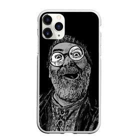 Чехол для iPhone 11 Pro Max матовый с принтом Старый хипстер в городе Новоалтайск, Силикон |  | beard | curve | hat | hipster | man | mou | mustache | old | open | round | sports | бешеный | борода | взгляд | графика | дикий | иллюстрация | картинка | кривой | круглые | мода | мужчина | открытый | очки | рисунок | рот | спортивная