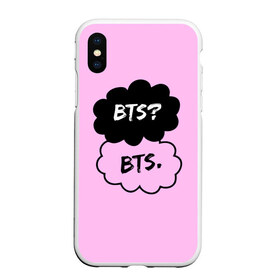 Чехол для iPhone XS Max матовый с принтом BTS в городе Новоалтайск, Силикон | Область печати: задняя сторона чехла, без боковых панелей | army | bad | boy | bts | btsarmy | exo | jhope | jimin | jin | jungkook | k pop | kpop | mon | monster | rap | suga | wings | бтс | кпоп | поп