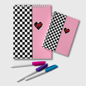 Блокнот с принтом Френдзона в городе Новоалтайск, 100% бумага | 48 листов, плотность листов — 60 г/м2, плотность картонной обложки — 250 г/м2. Листы скреплены удобной пружинной спиралью. Цвет линий — светло-серый
 | Тематика изображения на принте: бойчик | группа | музыка | мультяшка | песни | подростки | поп панк | френдзона