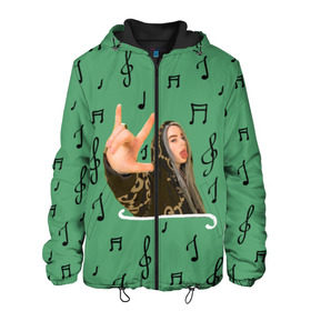 Мужская куртка 3D с принтом Billie Eilish в городе Новоалтайск, ткань верха — 100% полиэстер, подклад — флис | прямой крой, подол и капюшон оформлены резинкой с фиксаторами, два кармана без застежек по бокам, один большой потайной карман на груди. Карман на груди застегивается на липучку | ailish | billi | billie eilish | bury a friend | copycat | crown | dont smile at me | lovely | music | my boy | party favor | pop | били | билли айлиш | музыка | певица | поп | эйлиш