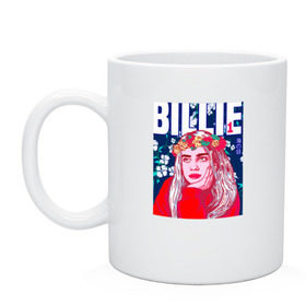 Кружка с принтом Billie Eilish в городе Новоалтайск, керамика | объем — 330 мл, диаметр — 80 мм. Принт наносится на бока кружки, можно сделать два разных изображения | Тематика изображения на принте: ailish | billi | billie eilish | bury a friend | copycat | crown | dont smile at me | lovely | music | my boy | party favor | pop | били | билли айлиш | музыка | певица | поп | эйлиш
