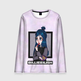 Мужской лонгслив 3D с принтом Billie Eilish в городе Новоалтайск, 100% полиэстер | длинные рукава, круглый вырез горловины, полуприлегающий силуэт | at | billie | don’t | eilish | electronic | eyes | me | music | ocean | pirate | smile | synthpop | usa | айлиш | билли | музыка | пайрэт | синти поп | сша | электронная | электропоп