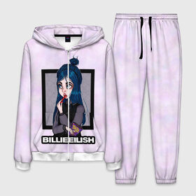 Мужской костюм 3D с принтом Billie Eilish в городе Новоалтайск, 100% полиэстер | Манжеты и пояс оформлены тканевой резинкой, двухслойный капюшон со шнурком для регулировки, карманы спереди | at | billie | don’t | eilish | electronic | eyes | me | music | ocean | pirate | smile | synthpop | usa | айлиш | билли | музыка | пайрэт | синти поп | сша | электронная | электропоп