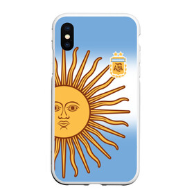 Чехол для iPhone XS Max матовый с принтом Сборная Аргентины в городе Новоалтайск, Силикон | Область печати: задняя сторона чехла, без боковых панелей | argentina | аргентина | аргентинская сборная | сборная | сборная аргентины | сборная аргентины по футболу | сборные | форма | футбол | футбольные сборные | чемпионат | чемпионат мира