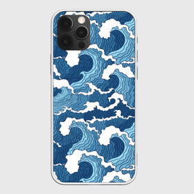 Чехол для iPhone 12 Pro Max с принтом Морские волны в городе Новоалтайск, Силикон |  | background | blue | drawing | element | fashion | foam | graphics | illustration | ocean | picture | sea | storm | style | water | waves | wind | ветер | вода | волны | графика | иллюстрация | картинка | мода | море | морские | океан | пена | ри