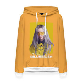 Женская толстовка 3D с принтом Billie Eilish в городе Новоалтайск, 100% полиэстер  | двухслойный капюшон со шнурком для регулировки, мягкие манжеты на рукавах и по низу толстовки, спереди карман-кенгуру с мягким внутренним слоем. | at | billie | don’t | eilish | electronic | eyes | me | music | ocean | pirate | smile | synthpop | usa | айлиш | билли | музыка | пайрэт | синти поп | сша | электронная | электропоп