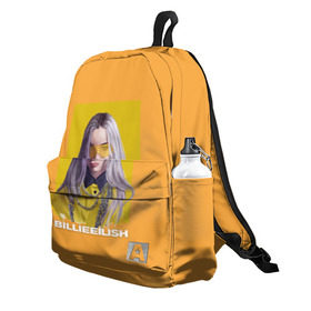Рюкзак 3D с принтом Billie Eilish в городе Новоалтайск, 100% полиэстер | лямки с регулируемой длиной, сверху петелька, чтобы рюкзак можно было повесить на вешалку. Основное отделение закрывается на молнию, как и внешний карман. Внутри два дополнительных кармана, один из которых закрывается на молнию. По бокам два дополнительных кармашка | Тематика изображения на принте: at | billie | don’t | eilish | electronic | eyes | me | music | ocean | pirate | smile | synthpop | usa | айлиш | билли | музыка | пайрэт | синти поп | сша | электронная | электропоп