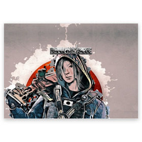 Поздравительная открытка с принтом Rainbow Six: Siege в городе Новоалтайск, 100% бумага | плотность бумаги 280 г/м2, матовая, на обратной стороне линовка и место для марки
 | Тематика изображения на принте: pvp | воин | герой | дым | огонь | оружия | пламя | призрак | снайпер | сражения | тактический | туман | шутер