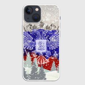 Чехол для iPhone 13 mini с принтом Сборная России (Зимний костюм) в городе Новоалтайск,  |  | sport | биатлон | горнолыжный костюм | зимние виды спорта | лыжи | лыжные гонки | лыжный спорт | россия | сборная | сноуборд | спорт | толстовка зима | триколор | флаг россии