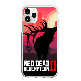 Чехол для iPhone 11 Pro матовый с принтом RDR II в городе Новоалтайск, Силикон |  | Тематика изображения на принте: gta | rdr 2 | red dead redemption 2 | west | дикий запад | добыча | закат солнца | игра | кактусы | каньон | квест | легендарный олень в rdr 2 | новинки игр | рога оленя