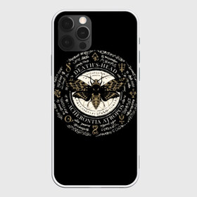 Чехол для iPhone 12 Pro Max с принтом Бабочка Мертвая голова в городе Новоалтайск, Силикон |  | Тематика изображения на принте: background | black | butterfly | dead | drawing | fashion | graphics | head | illustration | mysticis | pentagram | picture | signs | spell | style | symbols | бабочка | голова | графика | заклинание | знаки | иллюстрация | картинка | мертвая | мистика | 