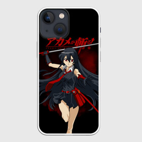 Чехол для iPhone 13 mini с принтом Акаме атакует в городе Новоалтайск,  |  | akame ga kill | акаме | акамэ га киру | аниме | манга | ночной рейд