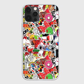 Чехол для iPhone 12 Pro Max с принтом Sticker Bombing в городе Новоалтайск, Силикон |  | Тематика изображения на принте: supreme | бантик | газировка | деньги | диски | кола | кости | кубик рубика | мода | молодежный | музыка | мульт | наклейка | остороно | пончики | стикер | суприм | тренд | уточка | хаос | череп