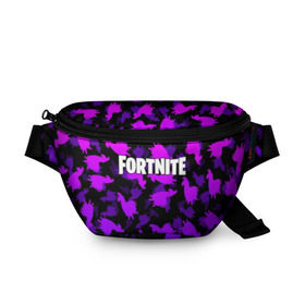 Поясная сумка 3D с принтом Fortnite (Лама) в городе Новоалтайск, 100% полиэстер | плотная ткань, ремень с регулируемой длиной, внутри несколько карманов для мелочей, основное отделение и карман с обратной стороны сумки застегиваются на молнию | fortnite | game | ninja | online. twitch | битва | игра | камуфляж | король | ниндзя | онлайн | твич | форнайт | фортнайт