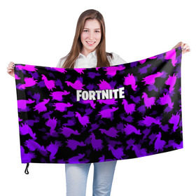 Флаг 3D с принтом Fortnite (Лама) в городе Новоалтайск, 100% полиэстер | плотность ткани — 95 г/м2, размер — 67 х 109 см. Принт наносится с одной стороны | fortnite | game | ninja | online. twitch | битва | игра | камуфляж | король | ниндзя | онлайн | твич | форнайт | фортнайт