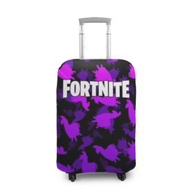 Чехол для чемодана 3D с принтом Fortnite (Лама) в городе Новоалтайск, 86% полиэфир, 14% спандекс | двустороннее нанесение принта, прорези для ручек и колес | fortnite | game | ninja | online. twitch | битва | игра | камуфляж | король | ниндзя | онлайн | твич | форнайт | фортнайт