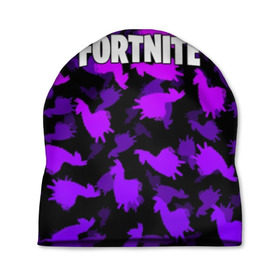 Шапка 3D с принтом Fortnite (Лама) в городе Новоалтайск, 100% полиэстер | универсальный размер, печать по всей поверхности изделия | fortnite | game | ninja | online. twitch | битва | игра | камуфляж | король | ниндзя | онлайн | твич | форнайт | фортнайт