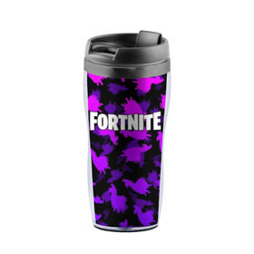 Термокружка-непроливайка с принтом Fortnite (Лама) в городе Новоалтайск, внутренняя часть — пищевой пластик, наружная часть — прозрачный пластик, между ними — полиграфическая вставка с рисунком | объем — 350 мл, герметичная крышка | Тематика изображения на принте: fortnite | game | ninja | online. twitch | битва | игра | камуфляж | король | ниндзя | онлайн | твич | форнайт | фортнайт