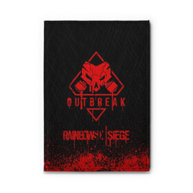 Обложка для автодокументов с принтом RAINBOW SIX SIEGE OUTBREAK в городе Новоалтайск, натуральная кожа |  размер 19,9*13 см; внутри 4 больших “конверта” для документов и один маленький отдел — туда идеально встанут права | game | outbreak | rainbow six | rainbow six siege | игра