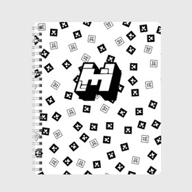 Тетрадь с принтом MINECRAFT в городе Новоалтайск, 100% бумага | 48 листов, плотность листов — 60 г/м2, плотность картонной обложки — 250 г/м2. Листы скреплены сбоку удобной пружинной спиралью. Уголки страниц и обложки скругленные. Цвет линий — светло-серый
 | minecraft | minecraft 2 | minecraft edition | minecraft pe | игра minecraft. | игра майнкрафт | майнкрафт | майнкрафт 2 | скины minecraft