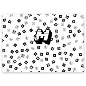 Поздравительная открытка с принтом MINECRAFT в городе Новоалтайск, 100% бумага | плотность бумаги 280 г/м2, матовая, на обратной стороне линовка и место для марки
 | minecraft | minecraft 2 | minecraft edition | minecraft pe | игра minecraft. | игра майнкрафт | майнкрафт | майнкрафт 2 | скины minecraft