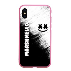 Чехол силиконовый для Apple iPhone XS Max матовый NEW с принтом Marshmello 3 в городе Новоалтайск, Силикон | Область печати: задняя сторона чехла, без боковых панелей | dj | fortnite | marshmello | music | дж | зефир | маршмелоу | музыка | форнайт | фортнайт