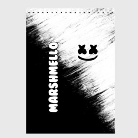 Скетчбук с принтом Marshmello 3 в городе Новоалтайск, 100% бумага
 | 48 листов, плотность листов — 100 г/м2, плотность картонной обложки — 250 г/м2. Листы скреплены сверху удобной пружинной спиралью | dj | fortnite | marshmello | music | дж | зефир | маршмелоу | музыка | форнайт | фортнайт